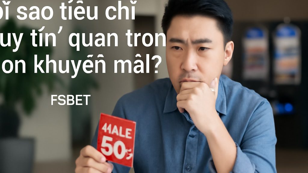 Vì sao tiêu chí “uy tín” quan trọng hơn khuyến mãi? Minh họa: Vì sao tiêu chí “uy tín” quan trọng hơn khuyến mãi?