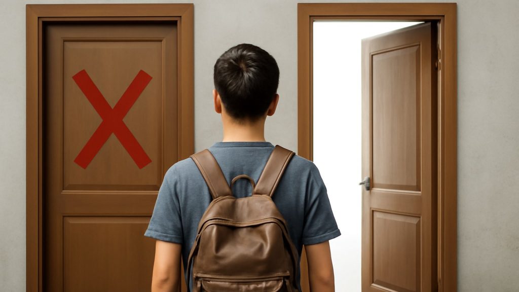 Minh họa: 1) Chọn đúng đường vào và tránh nhầm lẫn